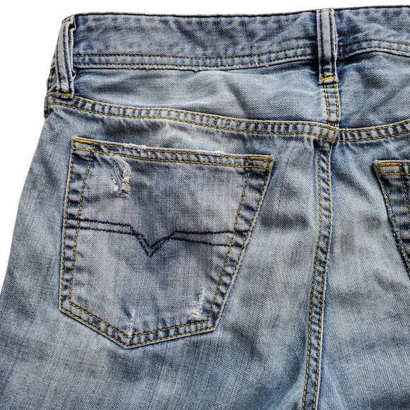 Diesel Mens Jeans New Fanker Reg Slim Bootcut in Wash Color 0826D Size 30W x 30L - Picture 7 of 16